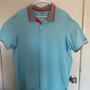 Adidas‎ Men's Light Blue Polo Shirt size xl